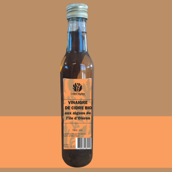 VINAIGRE DE CIDRE AUX ALGUES - 25cl
